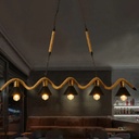 XL8015 - Vintage Iron Rope Pendant Lamp