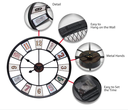 2023 - Retro Style Wall Mounted Clock