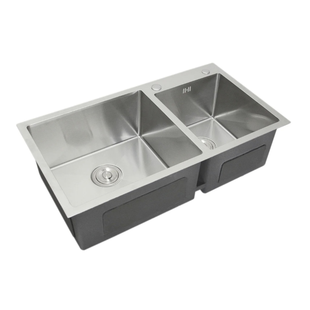 7843 BR - Brushed Stainless Steel Single Bowl Kitchen Sink