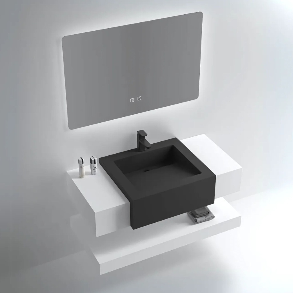 BW Eclipse White Sintered Stone Vanity 