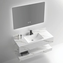 BG Dovetail Vein Sintered Stone Vanity